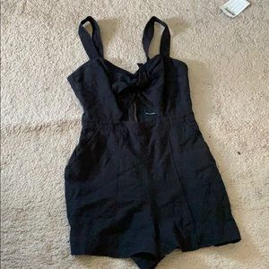 Abercrombie & Fitch Black Tie Romper